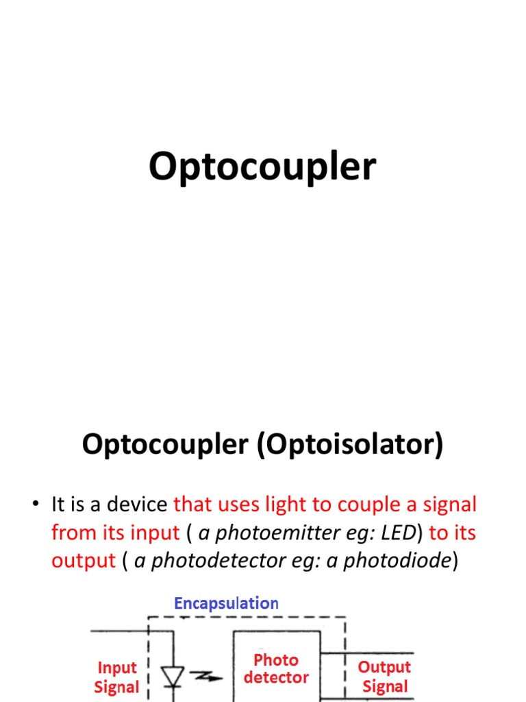 Opto Coupler PDF