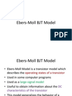 Ebers Moll BJT Model