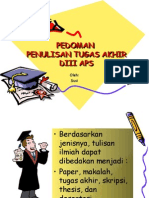 Pedoman Penulisan Kaya Ilmiah APS FISIP UNDIP (Rapat d3 Okt 09)