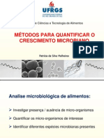 Metodos de Quantificação de Microrganismos