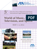 2014 Miami International Entertainment Law Symposium