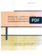 Notas Del Cursillo Sobre Sitios Permanentes de Experimentación Ftal. Castaños Martínez., L. J. Et Al. 1969