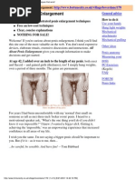 Ebook - SEX) Penis Enlargement Manual | PDF