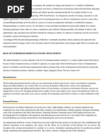 Internal Factors of entreprenership