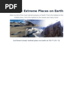 10 Most Extreme Places on Earth
