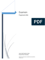 Examen Programacion Web