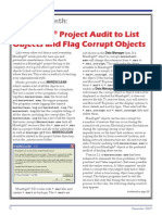 MSTOOLS-Project Audit To List Objects and Flag Corrupt Objects-200712