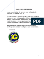 Modelo de Peticao Acao Judicia Contra Vivo Internet 3G