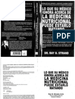 Lo Que Su Médico Ignora Acerca de La Medicina Nutricional, Puede Estarlo Matando