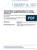 The Formation of Spatial Patterns in Social Insects - From Simple Behaviours To Complex Structures PDF