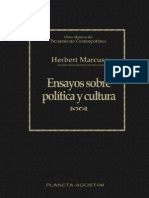 82904184 Marcuse Ensayos Sobre Politica y Cultura OCR