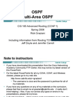 Cis185 Lecture OSPF MultiArea
