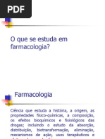Aula 1- introdução à Farmacologia-2o sem 2011- Podologia