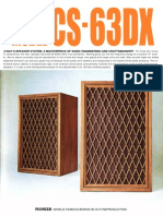 Hfe Pioneer Cs-63dx Brochure