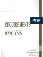 Requirements Analysis: A - Antony Alex MCA DR G R D College of Science - CBE Tamil Nadu - India