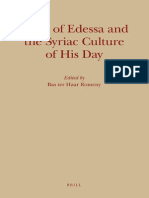 Bas Ter Haar Romeny Jacob of Edessa and The Syriac Culture of His Day Monographs of The Peshitta Institute Leiden 2009