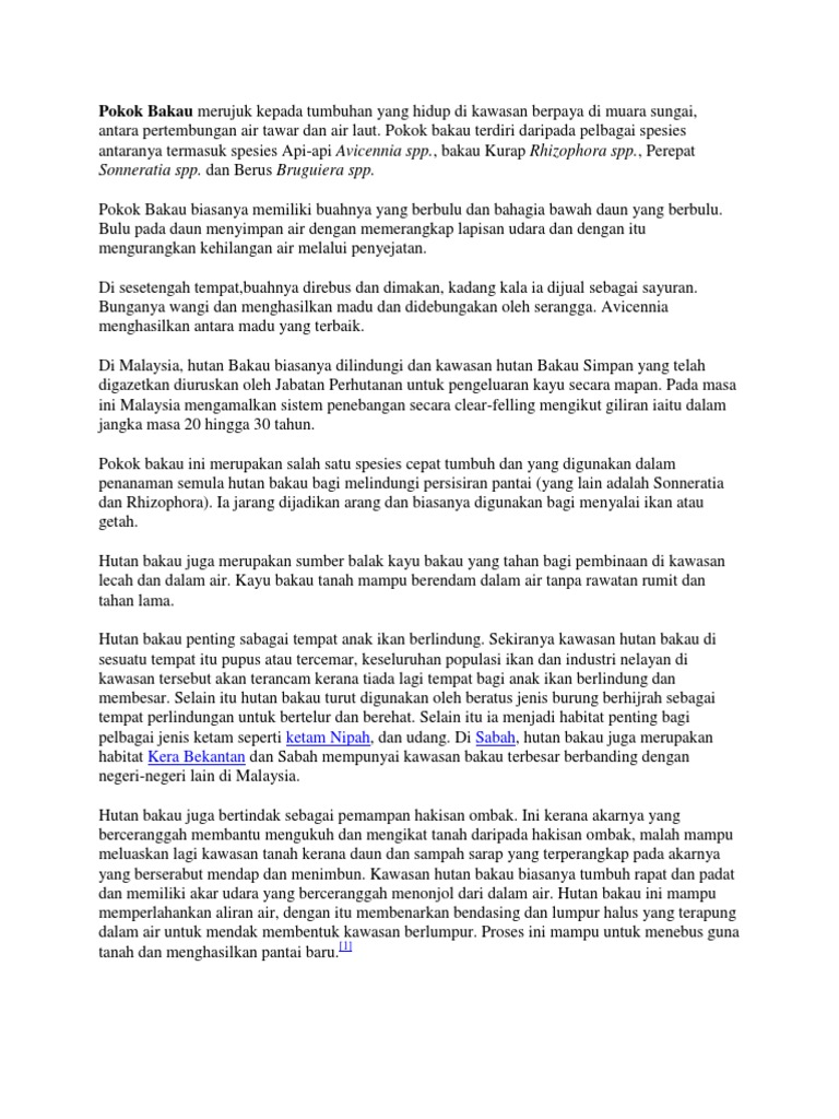 Pokok Bakau Pdf
