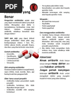 Download Leaflet Penggunaan Antibiotika Yang Benar by hiyaizzati SN217153736 doc pdf