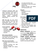 Leaflet Penggunaan Antibiotika Yang Benar
