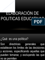 REALIZACIÓN DE POLÍTICAS