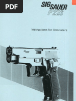 Sig p228 Combat Pistol Armorer's Manual