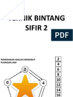 TEKNIK BINTANG SIFIR 2 PERGERAKAN MENGIKUT JAM