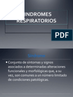 Sindromes Respiratorios Semiología