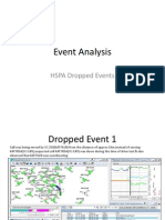 CL 7 - HSPA Dropped Event Analysis