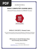 BCC ELearning Material