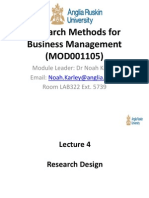 Lecture 4 Research Design