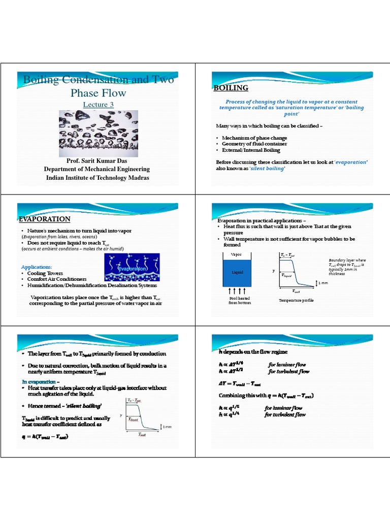 Boiling Condensation and Two Phase Flow | PDF | Science & Mathematics
