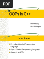 Oops in C++: Ms. Niti Gupta