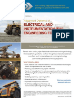 Electrical and Instrumentation (E&I) Engineering For Mining: Advanced Diploma of