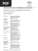 Download WEF MENA13 MediaPlanning Participants Ksefrhwh by satish verma SN217189413 doc pdf