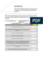 Life Satisfaction Survey - How Happy Are You