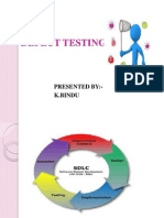 Defect Testing: Presented By:-K.Bindu