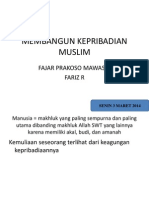 Membangun Kepribadian Muslim