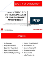 2013 ESC GUIDELINES ON THE MANAGEMENT OF STABLE CORONARY ARTERY DISEASE