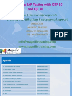 Automating SAP Testing With QTP 10 and QC 10