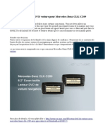 Navi Lecteur DVD Voiture Pour Mercedes-Benz CLK-C209