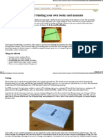 Printing and Binding Your o PDF