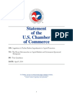 Statement of The U.S. Chamber of Commerce