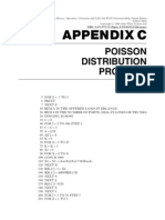 Appendix C- Poisson Distribution Program