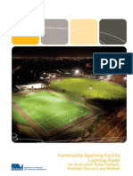 Football Netball Soccer Lighting Guide 2012