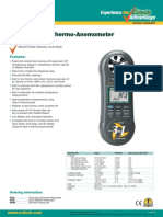Pocket Hygro-Thermo-Anemometer: Rugged 3-In-1 Meter