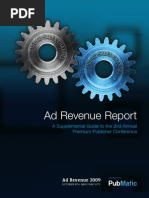 Download Ad Revenue Report 2009 by PubMatic  SN21722343 doc pdf