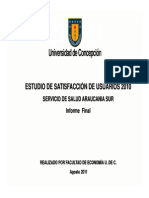 Informe ESU 2010