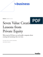 Value Creation Private Equity