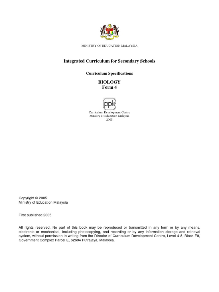 Biology Form 4  Scientific Method  Science