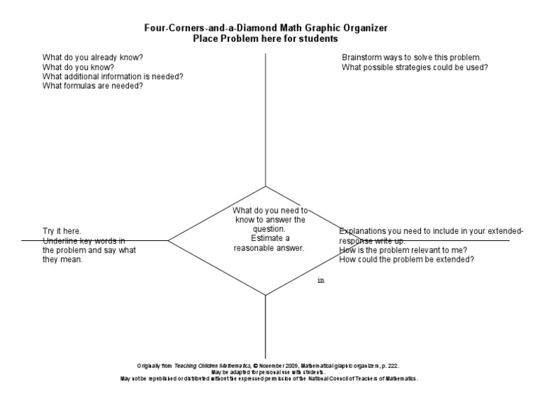 4 Corner and Diamond Template | PDF